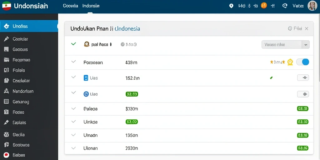 Tampilan antarmuka BANDARCOLOK yang menarik dan mudah digunakan.
