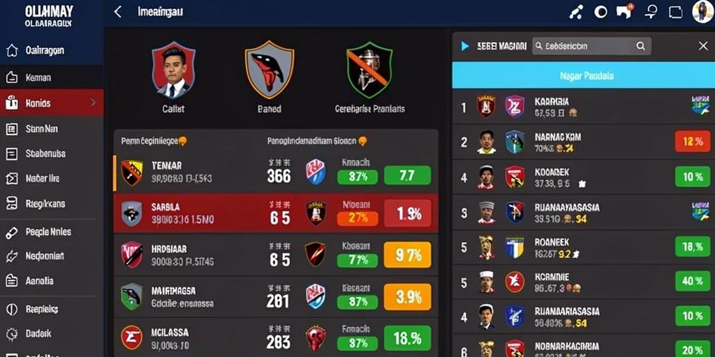 Screenshot menampilkan antarmuka utama permainan yang menarik.