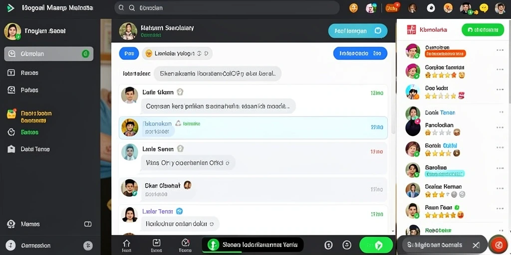 Tampilan utama aplikasi P200M yang menarik dan user-friendly.
