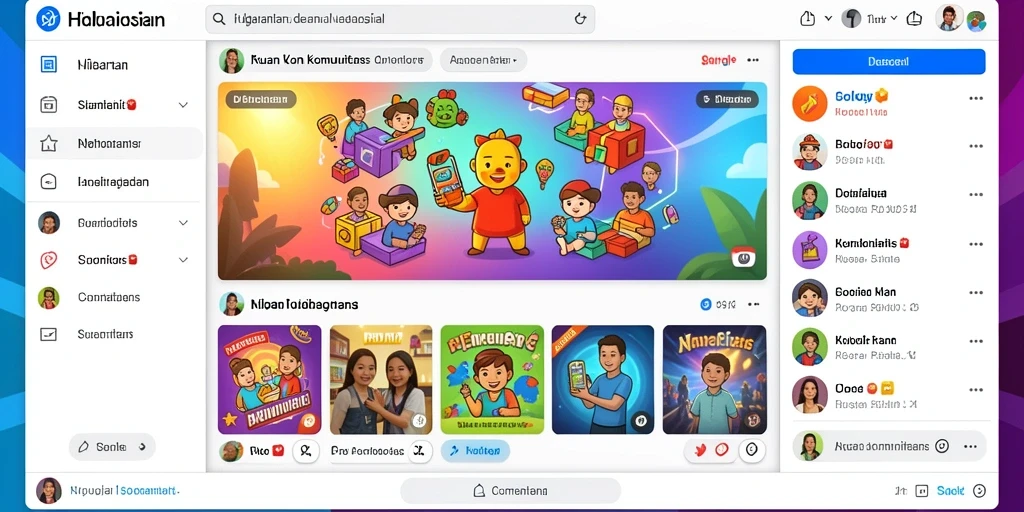 Tampilan awal yang menarik dan user-friendly.